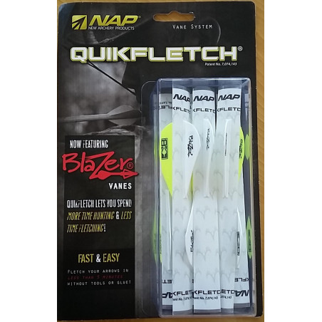 Vanes quickfletch 2'' faciles à poser 