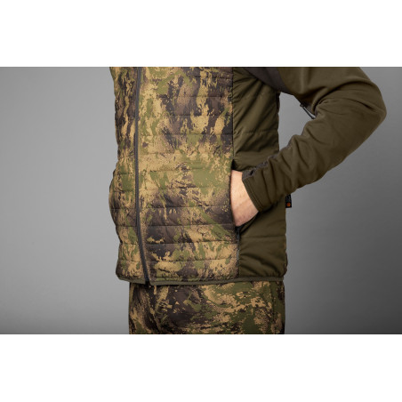 Gilet de chasse Deer Stalker camo reversible packable Harkila 