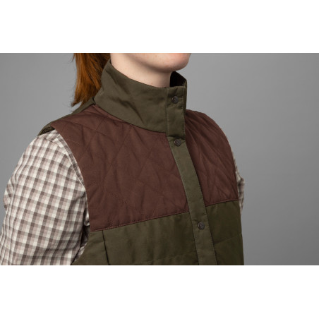 Gilet de chasse femme Retrieve Burgundy Harkila 