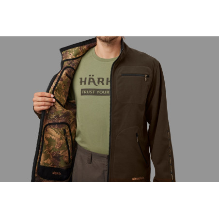 Veste de chasse polaire Kamko Verte/Axis Forest - Limited Edition Harkila 