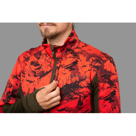 Veste de chasse polaire Wildboar Pro camo Harkila 