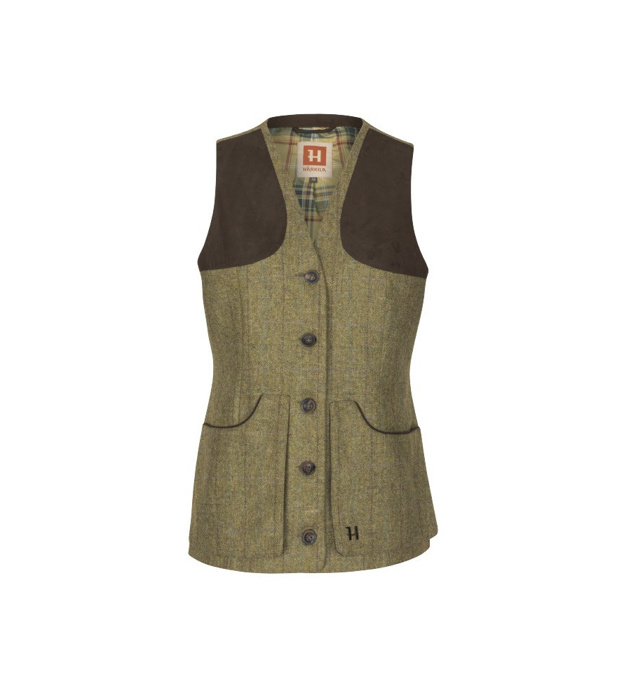 Gilet de chasse femme Jura shooting Olive Harkila 