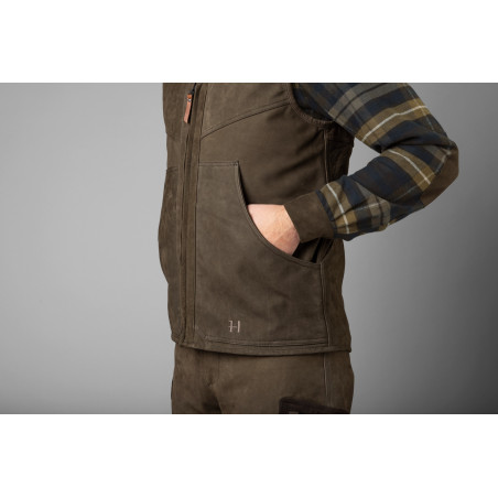 Gilet de chasse Pro Hunter leather Harkila 