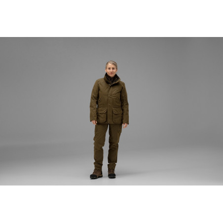 Veste de chasse femme Retrieve Warm Olive Harkila 