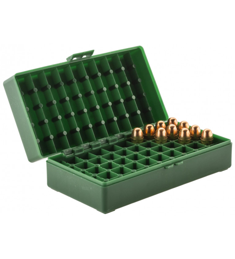 Boîte de rangement 50 munitions cal. 45 ACP 