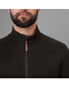 Sweat Metso demi-zippé Shadow Brown Harkila 