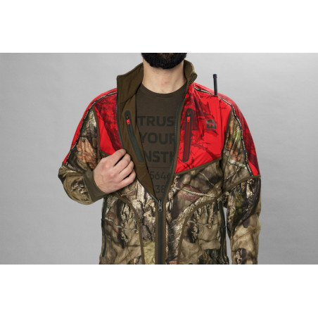 Veste de chasse polaire Kamko WSP Verte/Mossy Oak Harkila 