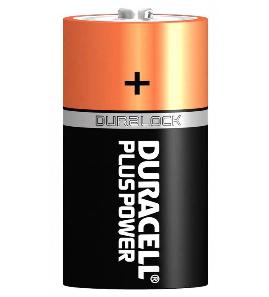 Piles alcalines D LR20 1,5 volt - Duracell 