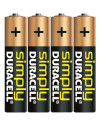 Piles alcalines AAA LR03 1,5 volt - Duracell 