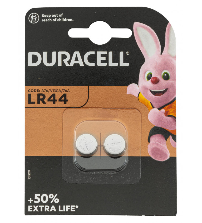 Piles LR44 1,5 volt - Duracell 