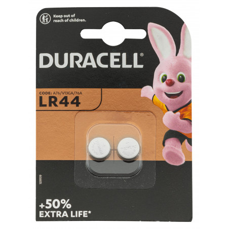 Piles LR44 1,5 volt - Duracell 