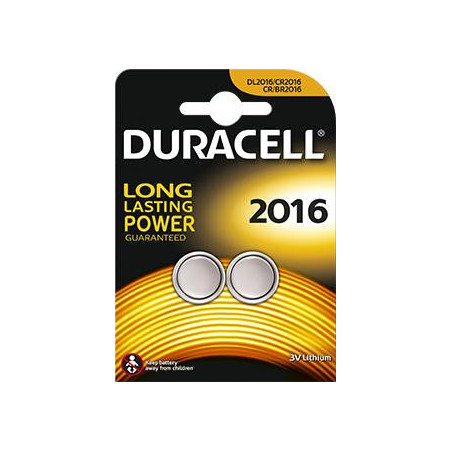 Piles CR2016 3 volts - Duracell 