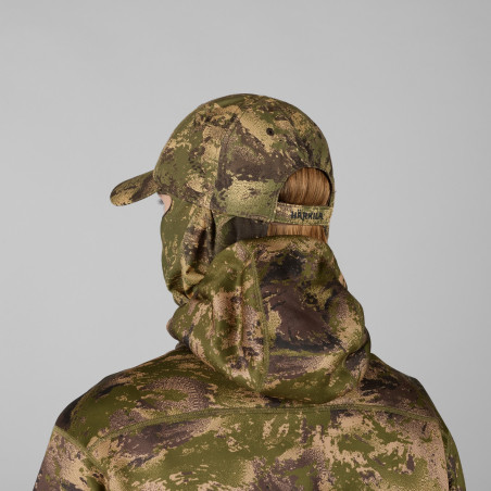 Casquette Deer Stalker camo avec tissu en maille Harkila 