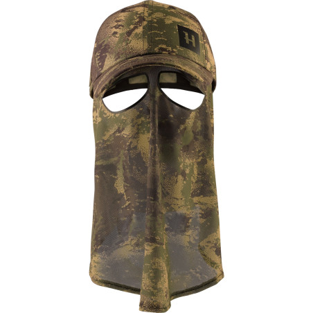 Casquette Deer Stalker camo avec tissu en maille Harkila 