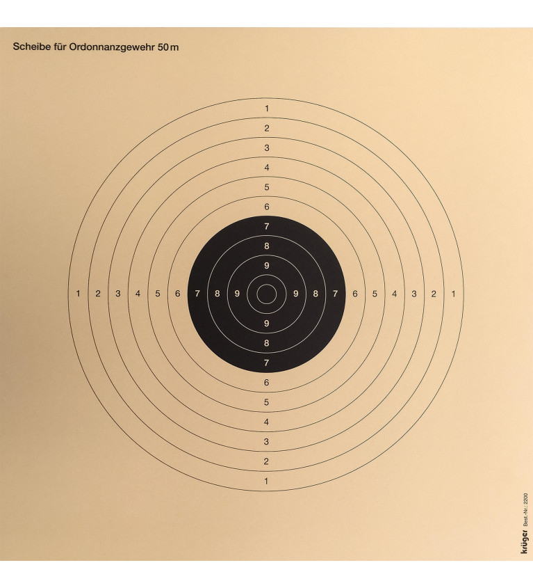 250 cibles T. A. R. 820 34 x 34 cm 