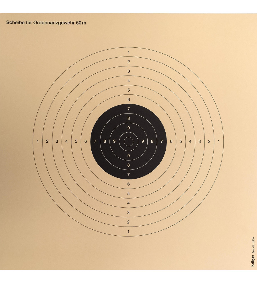 250 cibles T. A. R. 820 34 x 34 cm 