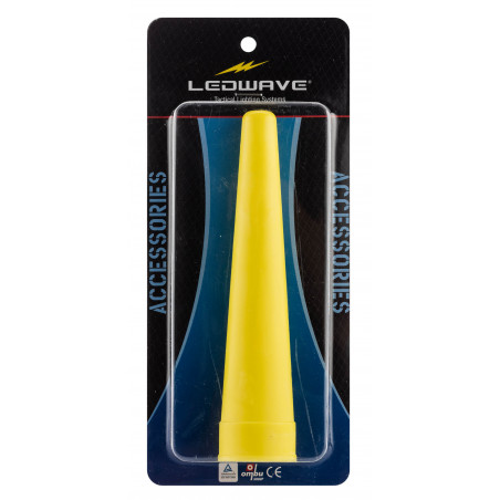 Cône jaune Ledwave compatible sur lampe 