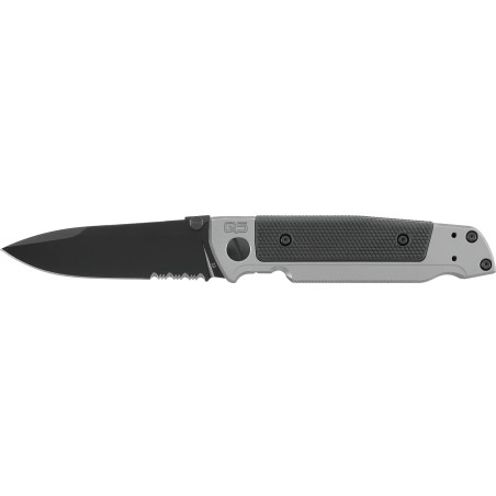 Couteau pliant walther q5 steel frame - black serrated 