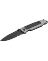 Couteau pliant walther q5 steel frame - black serrated 