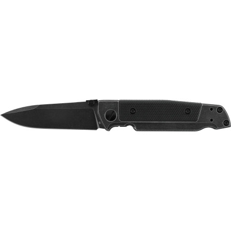 Couteau pliant walther q5 steel frame folder blackwash plain 