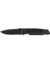 Couteau pliant walther q5 steel frame folder blackwash serrated 