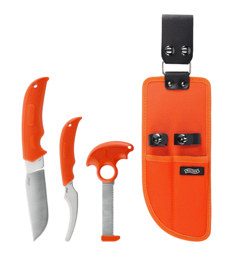 Kit de depecage walther hunter knife set 2 - orange 