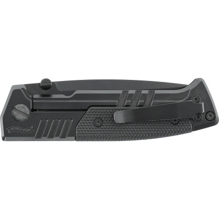 Couteau pliant walther pdp steel frame spearpoint black 