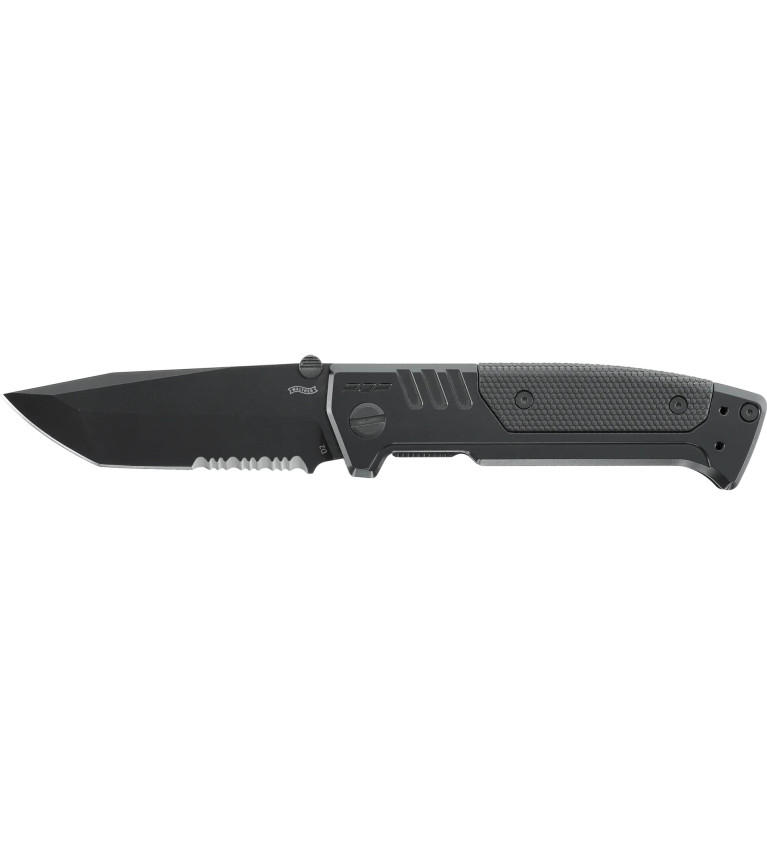 Couteau pliant walther pdp steel frame tanto black 