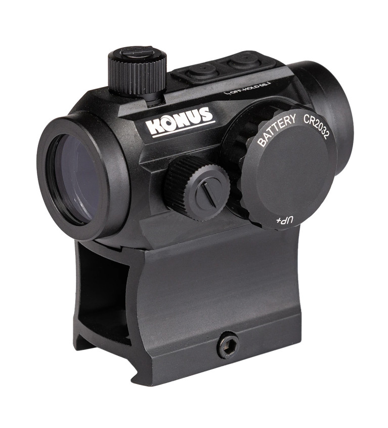 Viseur konus sight pro nuclear 1x22 3 moa avec montage double : haut et bas 