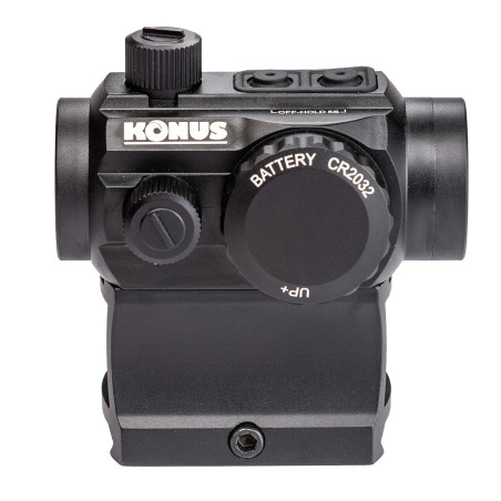 Viseur konus sight pro nuclear 1x22 3 moa avec montage double : haut et bas 