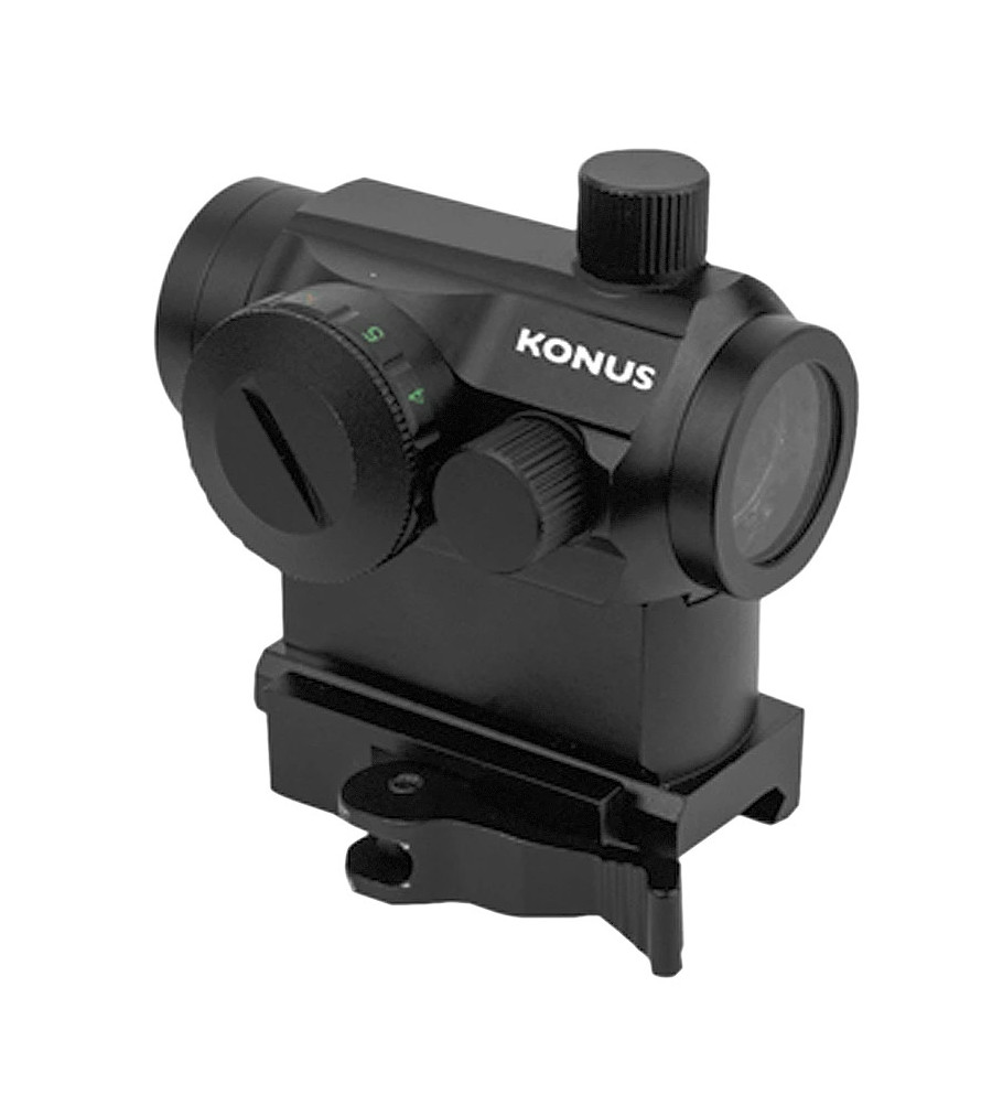 Viseur konus sight pro nuclear-qr 1x22 3 moa montage double : haut (qr) et bas 