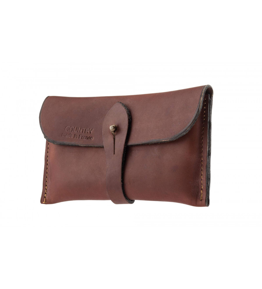 Pochette cuir gras - Country Sellerie 