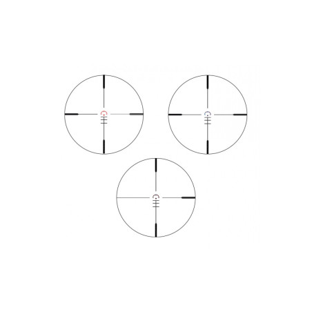 Viseur konus sight pro pts2 3x30 2.8 moa avec montage pour rail weaver/picatinny 