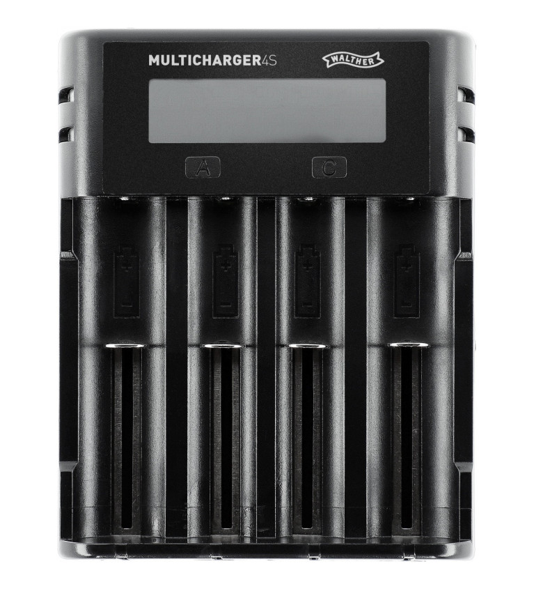 Chargeur 4 piles walther multicharger 4s pour li-ion et ni-mh/ni-cd 