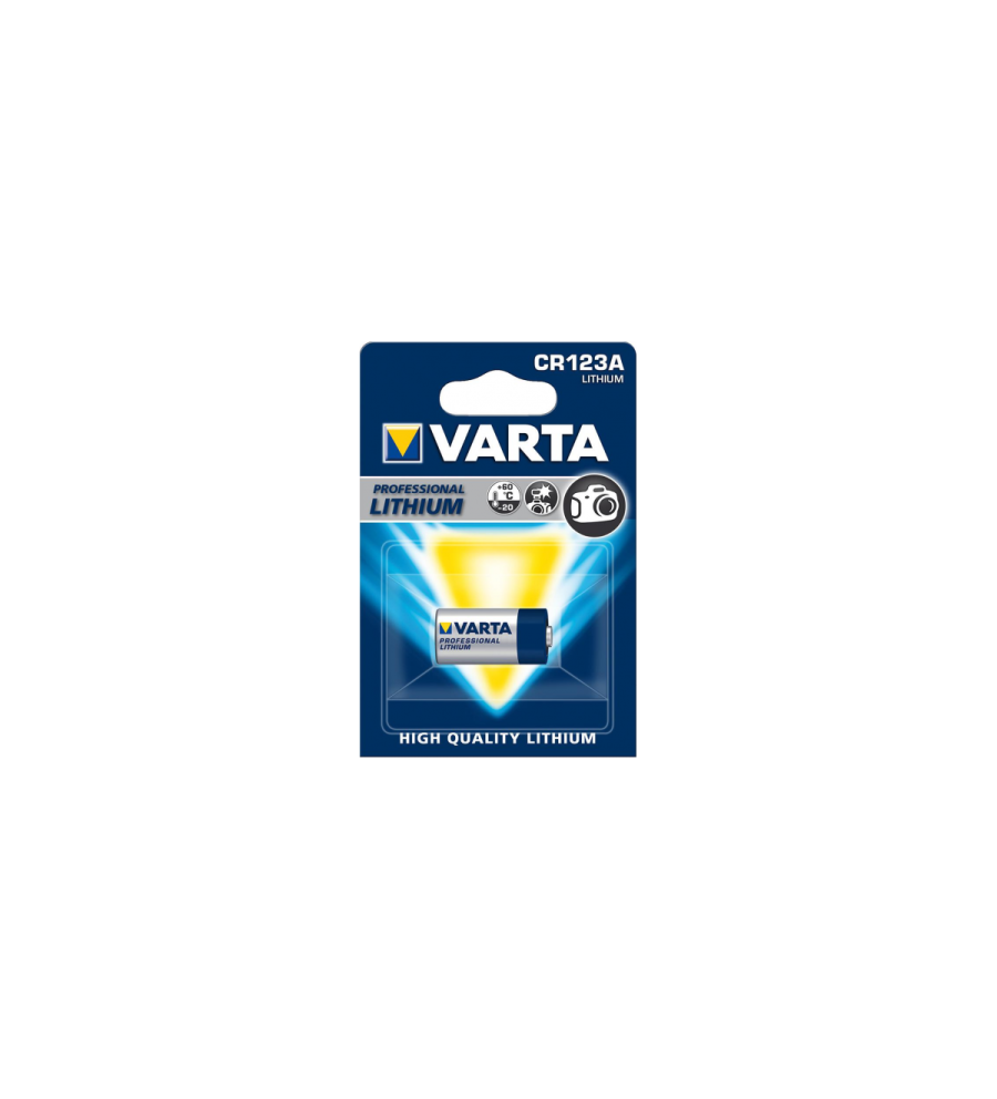 Pile varta cr123 3v lithium  x1 