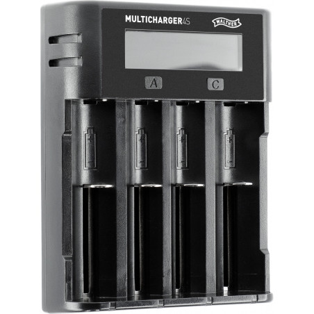 Chargeur 4 piles walther multicharger 4s pour li-ion et ni-mh/ni-cd 