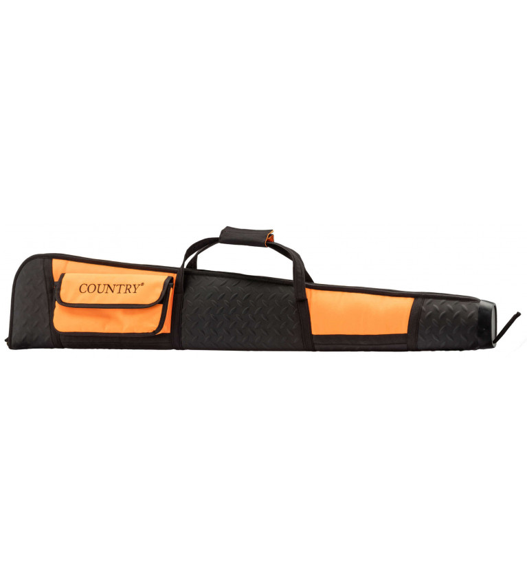 Fourreau orange/noir en cordura pour fusil de chasse - Country Sellerie 