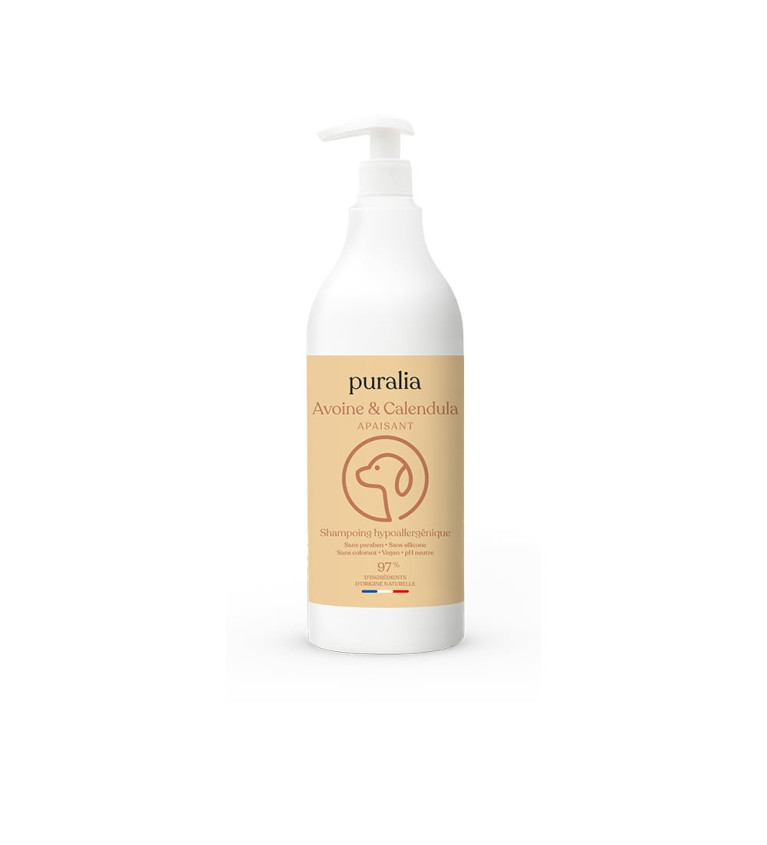 Shampoing hypoallergénique 1L PURALIA 