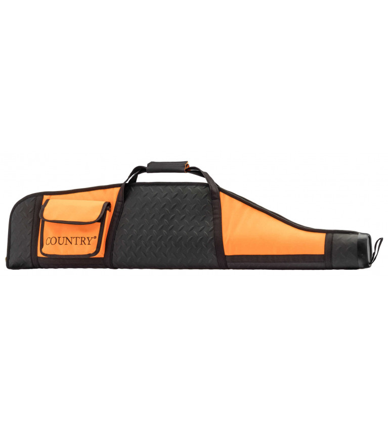 Fourreau orange/noir en cordura pour carabine avec lunette - Country Sellerie 