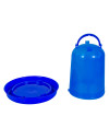 Abreuvoir bleu transparent 5L 