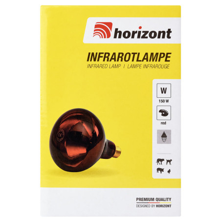 Ampoule infrarouge IR 150W rouge 