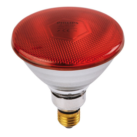 Ampoule PHILIPS IR/PAR rouge 175W 