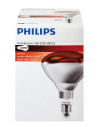 Ampoule PHILIPS IR à vis rouge 250W 