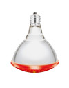 Lot de 2 Lampes IR/PAR vis rouges Interheat 100W 