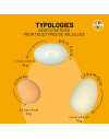 3 œufs factices en céramique pour poule CHICK'A 