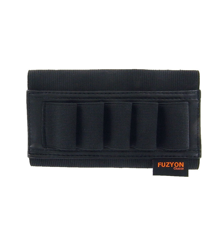 Etui de crosse nylon noir 5 cartouches Fuzyon 