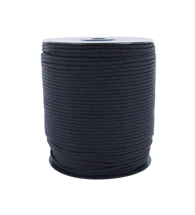 Drisse 4 mm - 100 m pp noire Fuzyon 