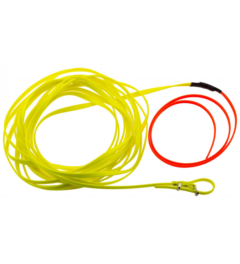 Laisse 10 m Biothane fluo pour chien - Country 