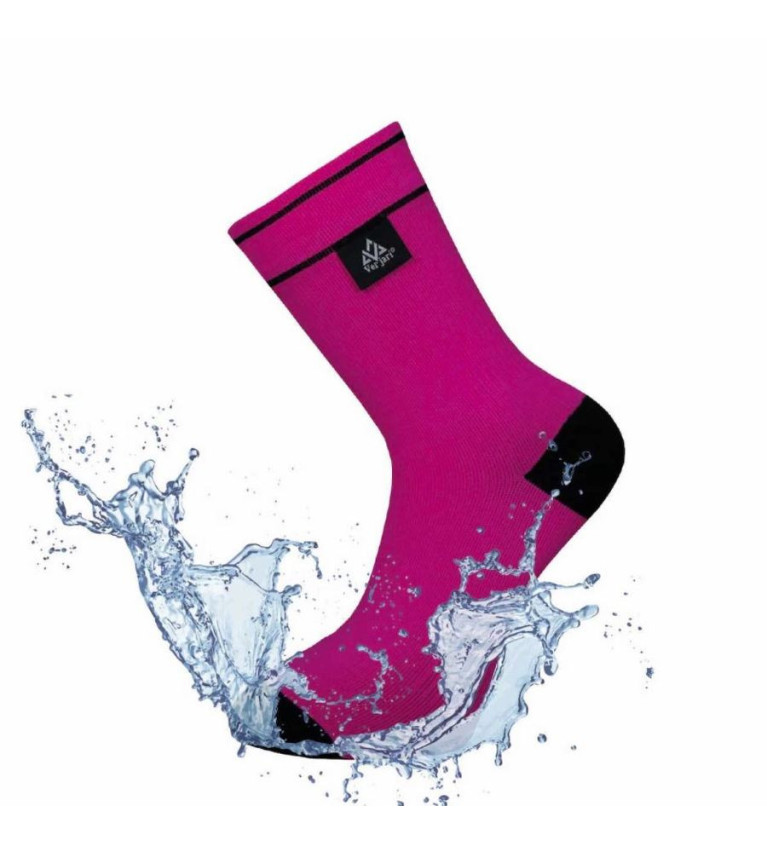 Chaussette imperméable Verjari Trail Dry Rose 