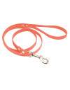 Laisse 1,20 m Biothane orange fluo pour chien - Country 